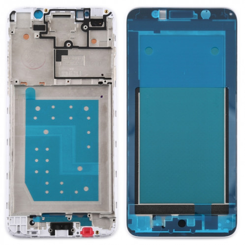 Boîtier avant LCD Frame Bezel Plate pour Huawei Honor Play 7 (blanc) SH392W1867-06