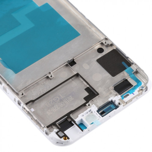 Boîtier avant LCD Frame Bezel Plate pour Huawei Honor 7A (blanc) SH394W466-06