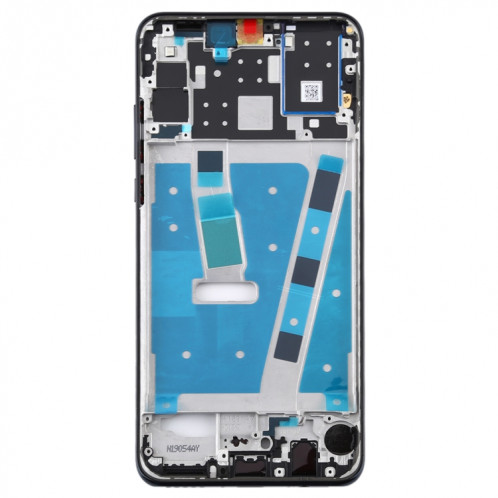 Plaque de lunette du cadre central avec touches latérales pour Huawei Nova 4e (noir) SH395B649-06