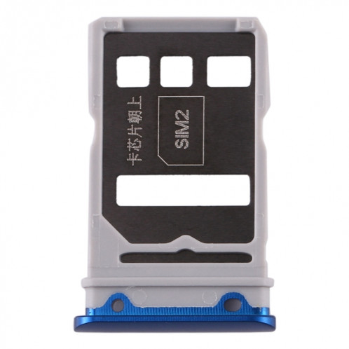 Plateau pour carte SIM + Plateau pour carte SIM pour Huawei Honor V30 Pro / Honor V30 (bleu) SH400L905-05