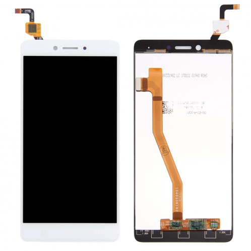 iPartsBuy Lenovo K6 Note Écran LCD + écran tactile Digitizer Assemblée (Blanc) SI410W758-06