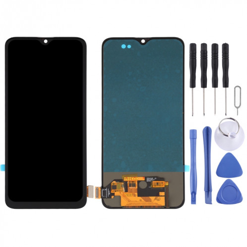 Pour OnePlus 6T A6010 A6013 TFT Matériel Écran LCD et Digitizer Full Assembly (Noir) SH428B1609-06