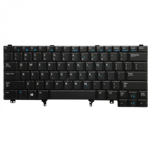 Clavier version américaine avec rétroéclairage du clavier pour Dell Latitude E6420 E6320 E6430 E5420 E5430 E6430s SH54551636-04