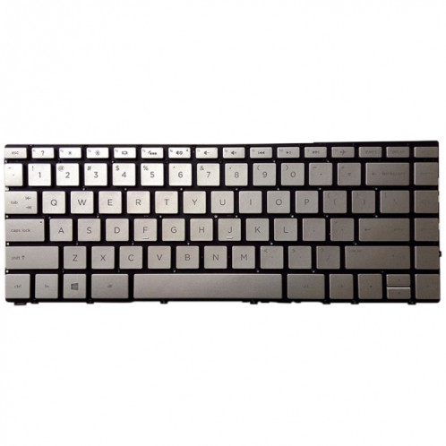 Clavier version américaine avec rétroéclairage du clavier pour HP Spectre x360 série 13-w 13-w013dx 13-w014dx 13-w023dx 13-w063nr 13-W010CA 13-W020CA (argent) SH468S178-04