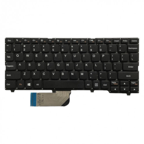 Clavier version américaine pour Lenovo ideapad 100S 100S-11IBY (noir) SH469B1899-04