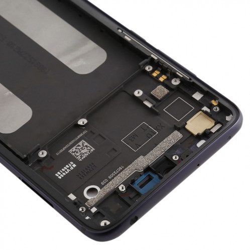 Boîtier avant LCD Frame Bezel Plate pour Xiaomi Mi CC9 / 9 Lite (Noir) SH505B1772-06