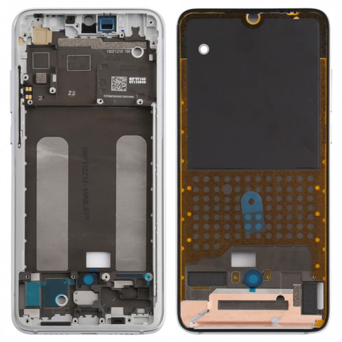 Boîtier avant LCD Frame Bezel Plate pour Xiaomi Mi CC9 / 9 Lite (Silver) SH505S1012-06