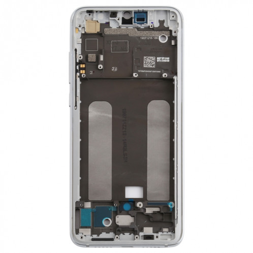 Boîtier avant LCD Frame Bezel Plate pour Xiaomi Mi CC9 / 9 Lite (Silver) SH505S1012-06