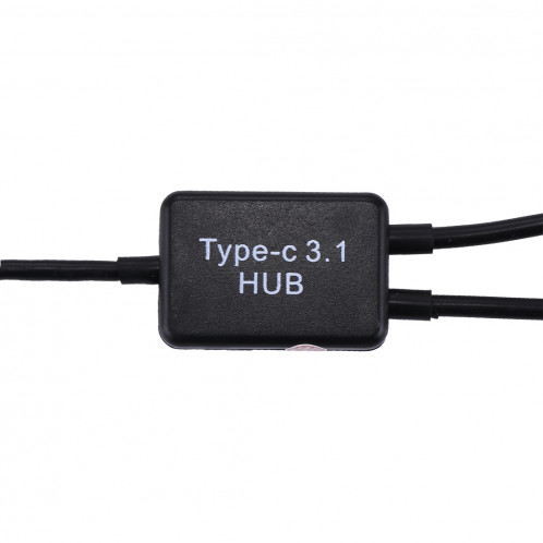 Portable USB-C / Type-C Mâle à deux ports USB Adaptateur HUB femelle pour Macbook, PC, ordinateur portable, tablette, smartphone SH5550695-08