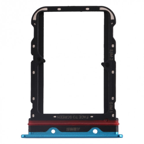 Plateau pour carte SIM + Plateau pour carte SIM pour Xiaomi Mi CC9 Pro (Bleu) SH556L1447-05