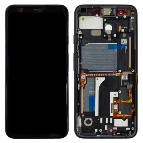 Écran LCD d'origine pour Google Pixel 4 Digitizer Assemblage complet avec cadre (Noir) SH560B752-06