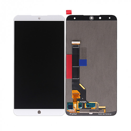 Écran LCD d'origine pour Meizu 15 Plus avec assemblage complet du numériseur (blanc) SH562W1205-06