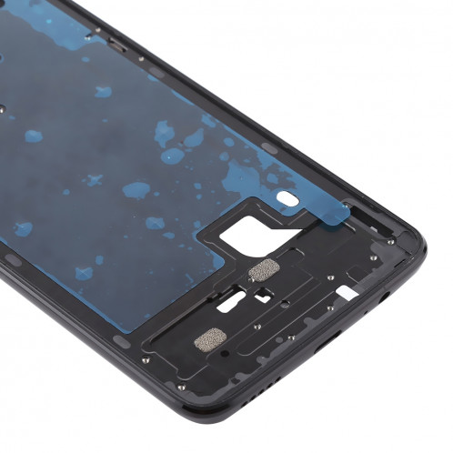 Boîtier avant cadre LCD cadre lunette avec touches latérales pour OnePlus 6 (noir) SH566B668-06