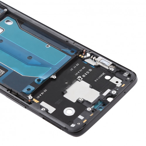 Boîtier avant cadre LCD cadre lunette avec touches latérales pour OnePlus 6 (noir) SH566B668-06