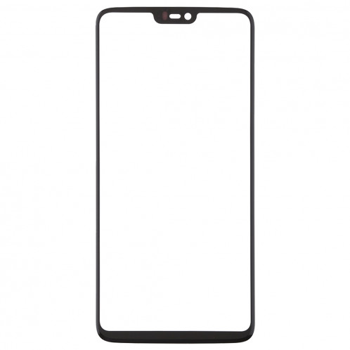 Lentille extérieure en verre pour OnePlus 6 (Noir) SH567B1682-06