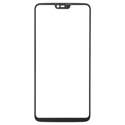 Lentille extérieure en verre pour OnePlus 6 (Noir) SH567B1682-06