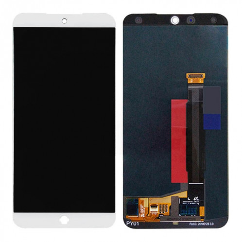 Écran LCD d'origine pour Meizu 15 avec assemblage complet du numériseur (blanc) SH568W1217-04
