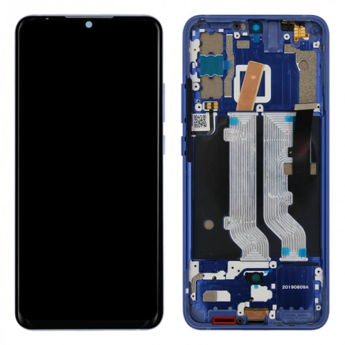Écran LCD OEM pour ZTE Axon 10 Pro (Version 4G) Assemblage complet du numériseur avec cadre (Bleu) SH581L911-06