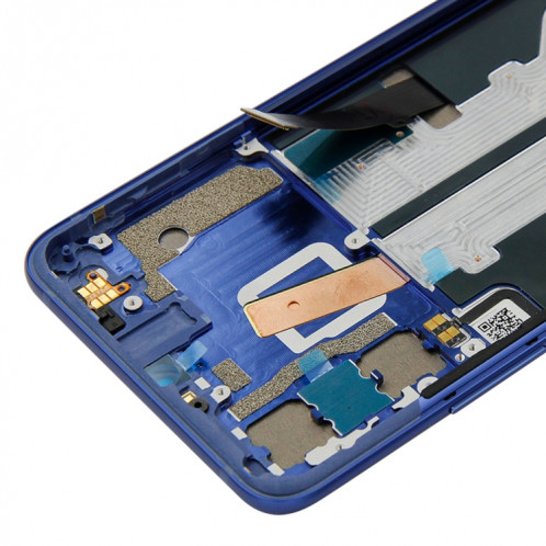 Écran LCD OEM pour ZTE Axon 10 Pro (Version 4G) Assemblage complet du numériseur avec cadre (Bleu) SH581L911-06