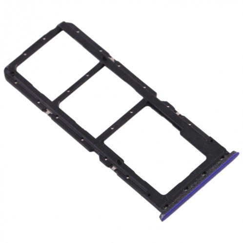 Plateau de carte SIM + plateau de carte SIM + plateau de carte Micro SD pour OPPO Realme X2 (violet) SH631P1529-05