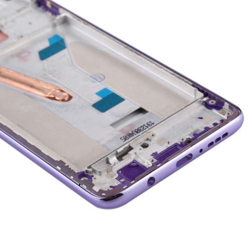 Boîtier avant plaque de cadre LCD pour Xiaomi Redmi K30 5G (violet) SH682P1691-06