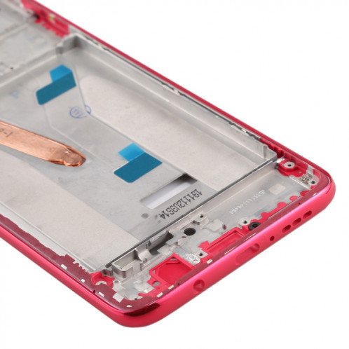 Boîtier avant plaque de lunette de cadre LCD pour Xiaomi Redmi K30 5G (rouge) SH682R997-06