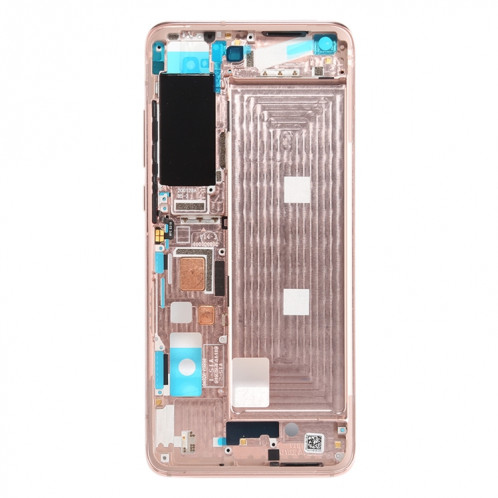 Boîtier avant plaque de lunette de cadre LCD pour Xiaomi Mi 10 5G / Mi 10 Pro 5G (or) SH683J1200-06