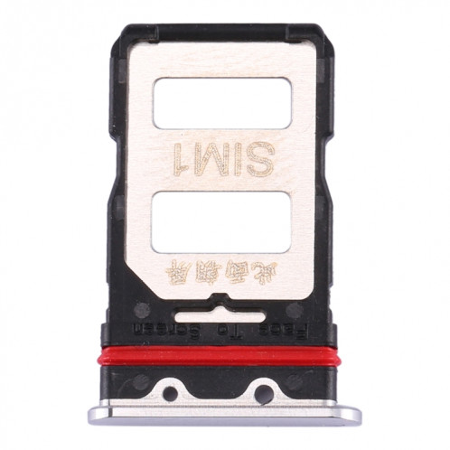 Plateau pour carte SIM + plateau pour carte SIM pour Xiaomi Redmi K30 Pro (Argent) SH684S1113-05