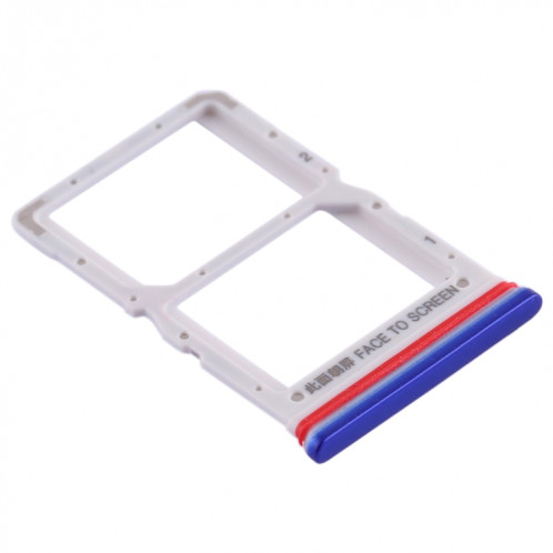 Plateau Carte SIM + Plateau Carte SIM pour Xiaomi Redmi K30 5G (Bleu) SH685L73-05