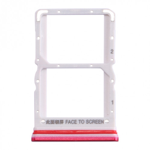 Plateau Carte SIM + Plateau Carte SIM pour Xiaomi Redmi K30 5G (Rouge) SH685R483-05