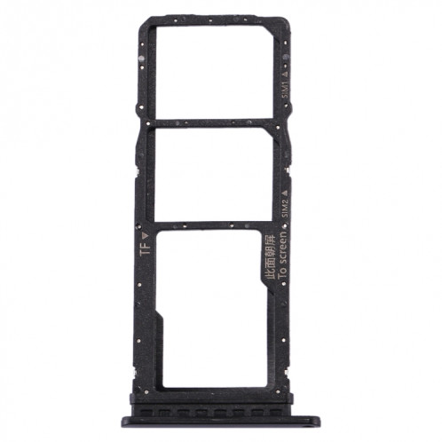 Plateau pour Carte SIM + Plateau pour Carte SIM + Plateau pour Carte Micro SD pour Huawei P40 Lite E / Enjoy 10 (Noir) SH697B1863-05