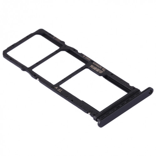 Plateau pour Carte SIM + Plateau pour Carte SIM + Plateau pour Carte Micro SD pour Huawei P40 Lite E / Enjoy 10 (Noir) SH697B1863-05