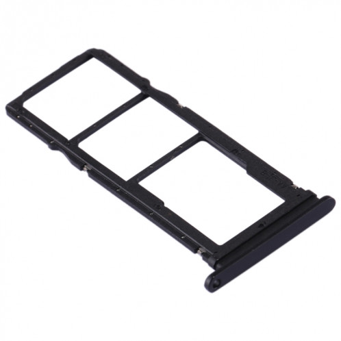Plateau pour Carte SIM + Plateau pour Carte SIM + Plateau pour Carte Micro SD pour Huawei P40 Lite E / Enjoy 10 (Noir) SH697B1863-05