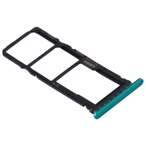 Plateau pour Carte SIM + Plateau pour Carte SIM + Plateau pour Carte Micro SD pour Huawei P40 Lite E / Enjoy 10 (Vert) SH697G892-05
