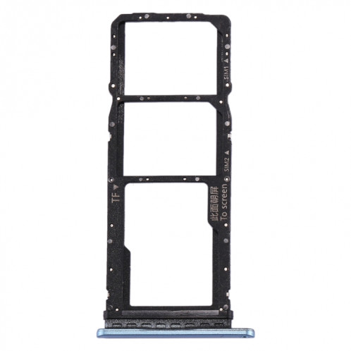 Plateau pour Carte SIM + Plateau pour Carte SIM + Plateau pour Carte Micro SD pour Huawei P40 Lite E / Enjoy 10 (Bleu) SH697L1367-05