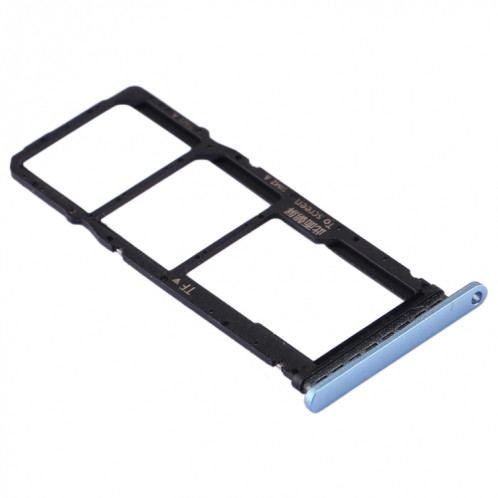 Plateau pour Carte SIM + Plateau pour Carte SIM + Plateau pour Carte Micro SD pour Huawei P40 Lite E / Enjoy 10 (Bleu) SH697L1367-05