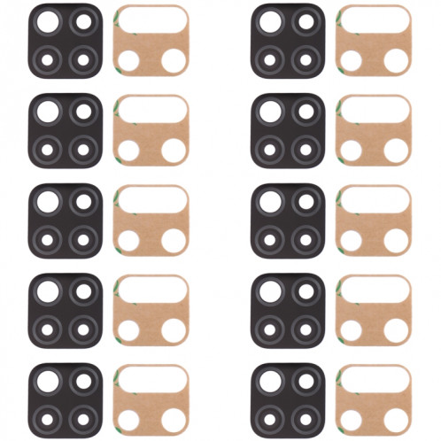 Objectif de caméra arrière d'origine 10 PCS pour Huawei P40 Lite (noir) SH703B1213-04