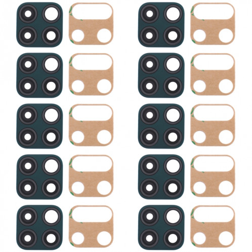 Objectif de caméra arrière d'origine 10 PCS pour Huawei P40 Lite (vert) SH703G687-04