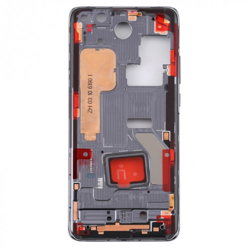 Cache du cadre central d'origine avec touches latérales pour Huawei P40 Pro (noir) SH710B804-06