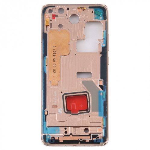 Plaque de cadre d'origine avec touches latérales pour Huawei P40 Pro (or) SH710J208-06