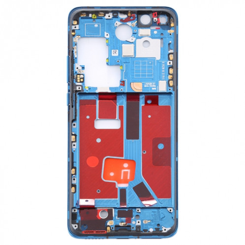 Cache-cadre central d'origine avec touches latérales pour Huawei P40 Pro (bleu) SH710L980-06