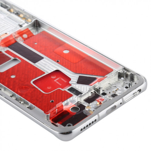Plaque de cadre d'origine avec touches latérales pour Huawei P40 Pro (argent) SH710S1993-06