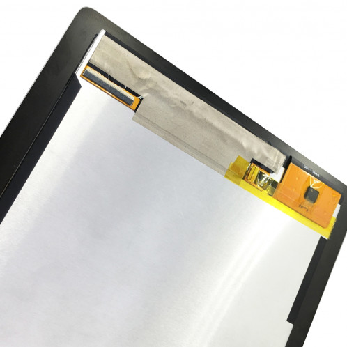 iPartsAcheter pour Asus ZenPad 10 Z300M / P021 (Jaune Câble Flex Version) Écran LCD + Écran Tactile Digitizer Assemblée (Blanc) SI01WL614-05