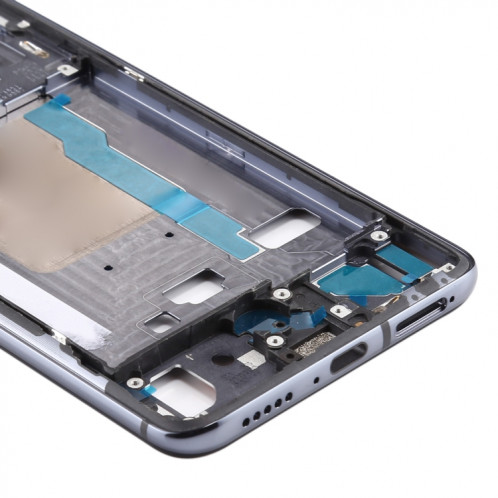 Boîtier avant plaque de lunette de cadre LCD avec touches latérales pour Xiaomi Redmi K30 Pro (noir) SH824B1081-06