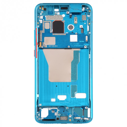 Boîtier avant plaque de lunette de cadre LCD avec touches latérales pour Xiaomi Redmi K30 Pro (bleu) SH824L907-06