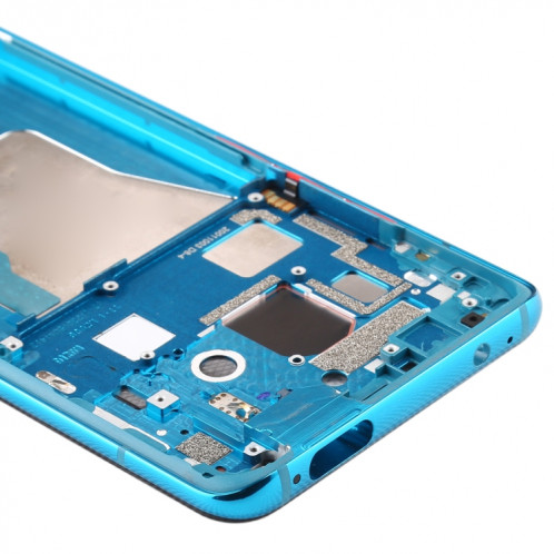 Boîtier avant plaque de lunette de cadre LCD avec touches latérales pour Xiaomi Redmi K30 Pro (bleu) SH824L907-06