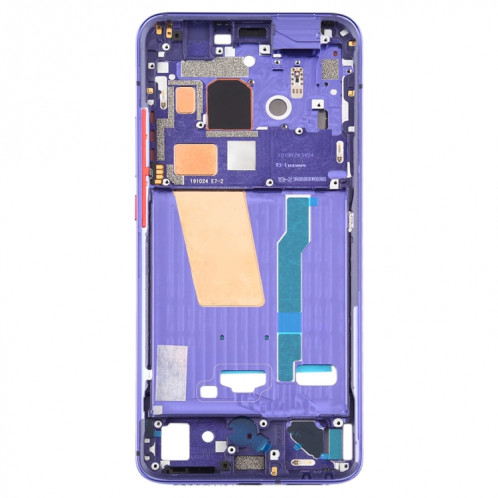 Boîtier avant plaque de lunette de cadre LCD avec touches latérales pour Xiaomi Redmi K30 Pro (violet) SH824P354-06