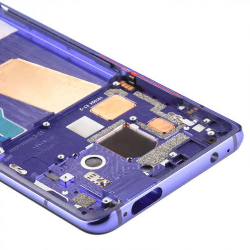 Boîtier avant plaque de lunette de cadre LCD avec touches latérales pour Xiaomi Redmi K30 Pro (violet) SH824P354-06
