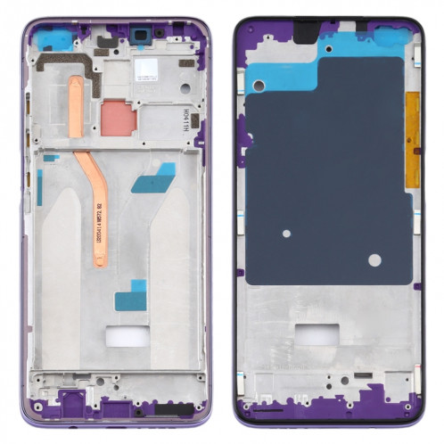 Boîtier avant plaque de cadre LCD pour Xiaomi Redmi K30, version 4G (violet) SH825P1144-06