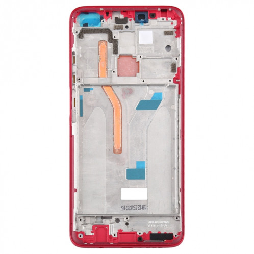 Boîtier avant plaque de cadre LCD pour Xiaomi Redmi K30, version 4G (rouge) SH825R1367-06